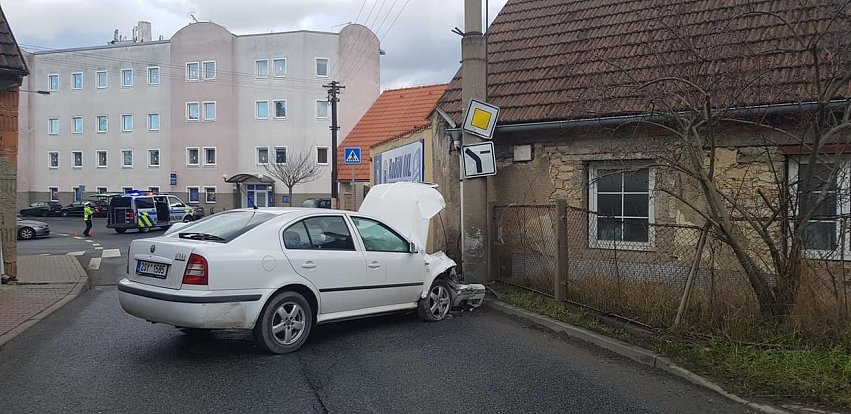 Nehoda v Unhošti.