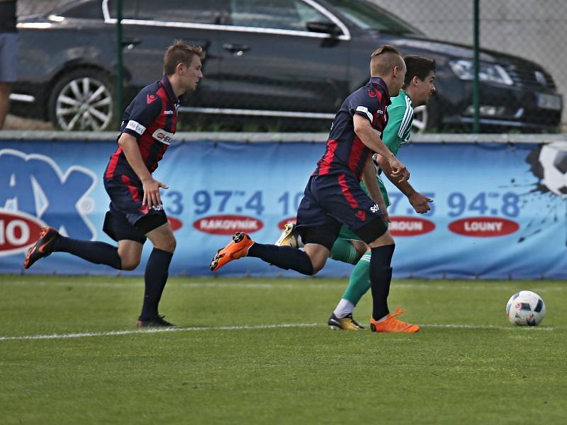 Sokol Hostouň - FK Baník Souš 7:2 (4:0), Divize B, 16. 6. 2018