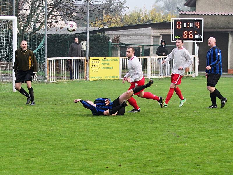 Sokol Lidice - SK Zlonice 0:5 , utkání OP Kladno 12.10.2013