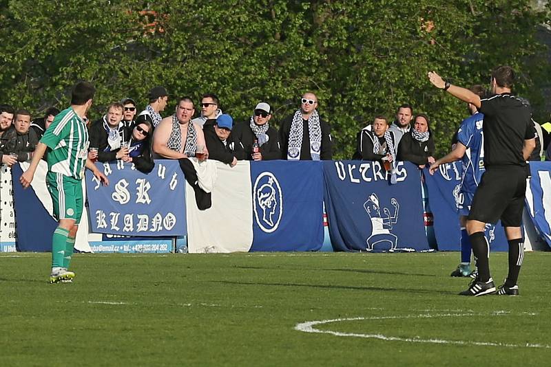 Sokol Hostouň - SK Kladno 2:0, Divize B, 28. 4. 2019