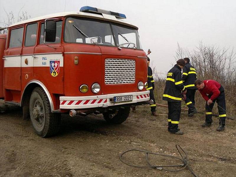 Zásah Sboru dobrovolných hasičů Vinařice.