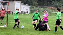 7. kolo letní DAFL: Sokolky Neznašovy - Kobra Stars Bolešiny (na snímku fotbalistky v růžových dresech) 0:4.