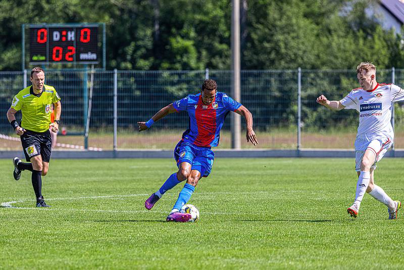 Přátelské utkání: FC Viktoria Plzeň - SK Klatovy 1898 (bílé dresy).