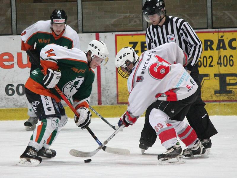 Liga juniorů HC Klatovy - HC Most 6:4.