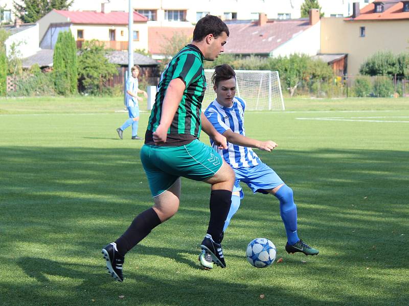 Krajský přebor staršího dorostu 2017/2018: Sušice (černozelené dresy) - Domažlice