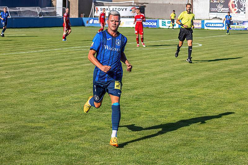 Letní příprava: SK Klatovy 1898 - TJ Jiskra Domažlice (modří) 0:5.