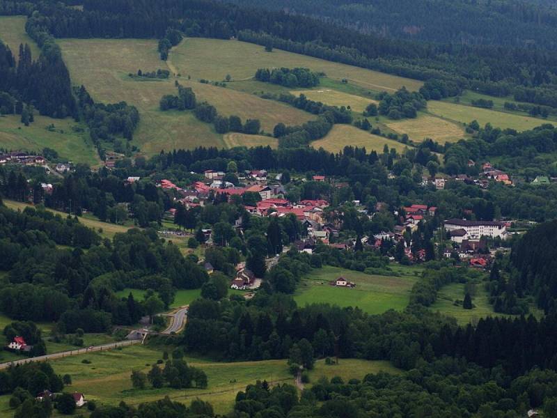 Rozhledna na Špičáku.