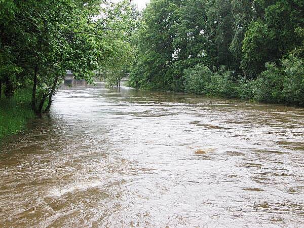 Úhlava u Klatov ve čtvrtek dopoledne