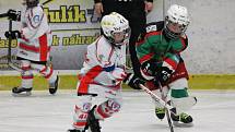 Minihokej 2. třídy 2016/2017: HC Klatovy (bílé dresy) - HC Domažlice 6:5