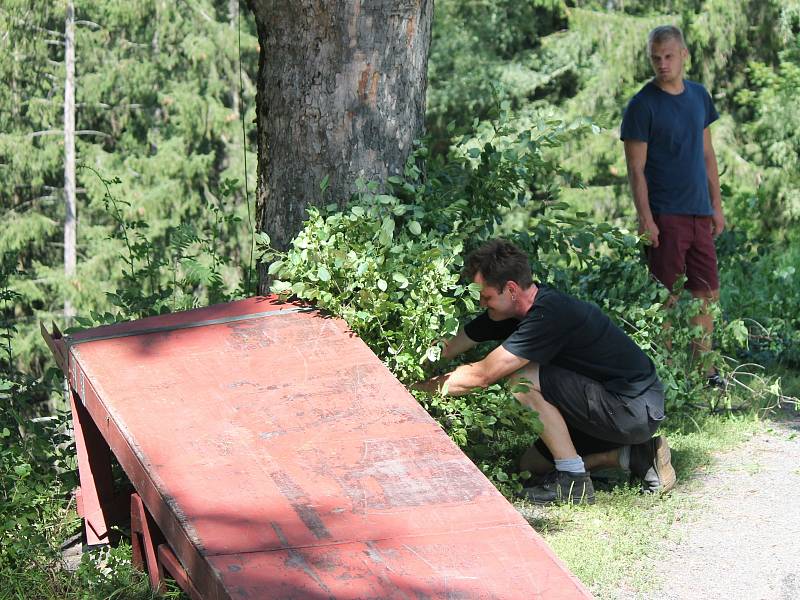 Natáčení nových dílů seriálu Policie Modrava.