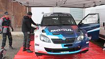 Testování Škody Fabia S2000 před Rallye Šumava s pilotem Janem Černým.