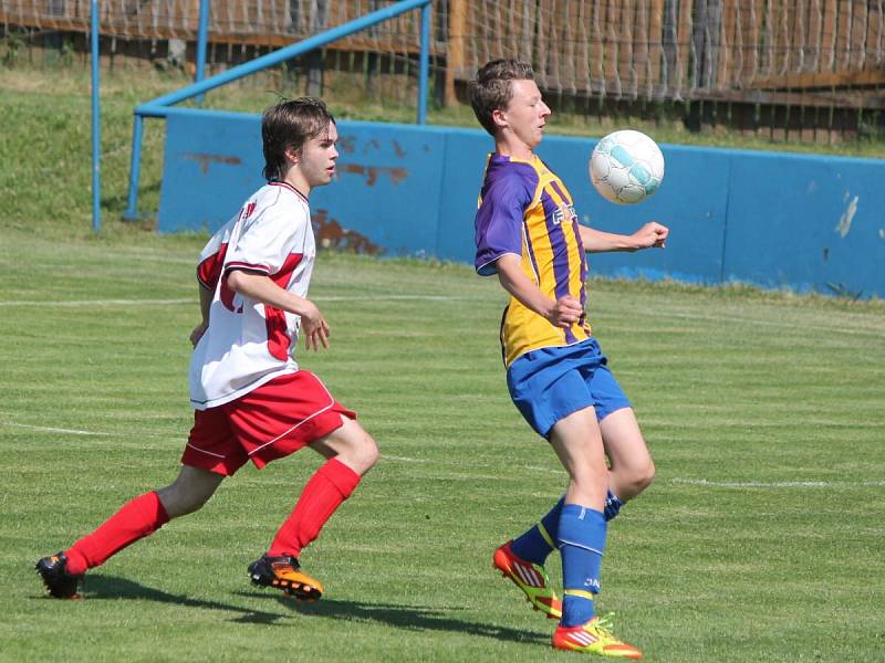 Krajský přebor staršího dorostu Klatovy - Luby 3:0.