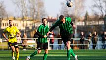 17. kolo FORTUNA divize A: FC Rokycany (zelení) - Přeštice 2:3.