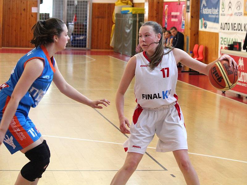 Basketbal, liga kadetek U17 finálová skupina: Klatovy - DBaK Plzeň