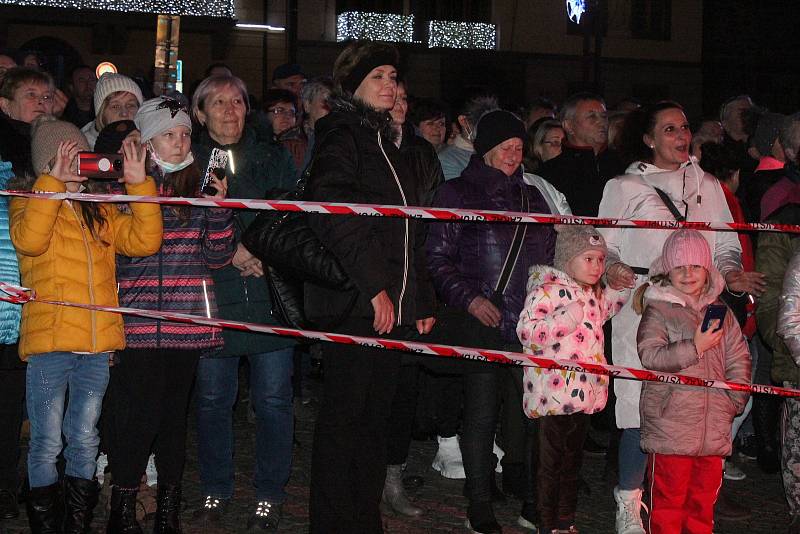 Koncert Petra Koláře a přivítání nového roku v Klatovech.