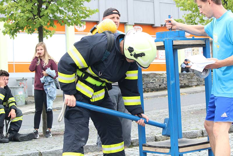 Železný hasič ve Strážově 2017