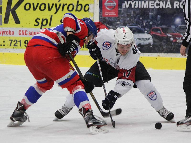 2. liga 2017/2018: Klatovy (bílé dresy) - Nymburk 5:3