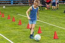 Dětský den na fotbalovém hřišti v Klatovech - pátek 3. června.