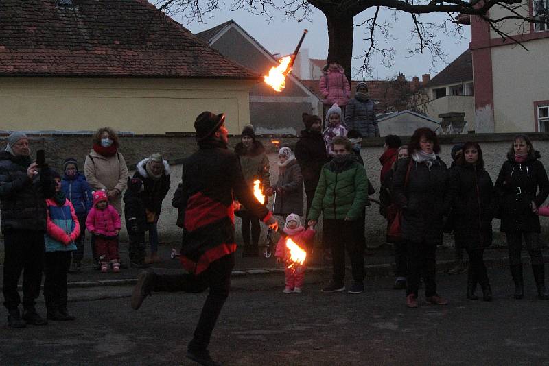 Kejklíři v Horažďovicích.