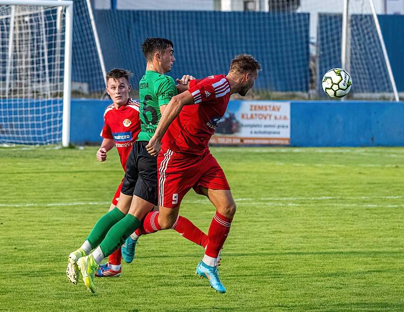 1. kolo MOL Cupu: SK Klatovy 1898 - FK VIAGEM Příbram 1:5.