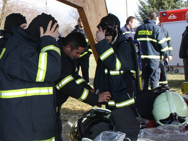 Cvičení jednotek požární ochrany SDH Horažďovicka
