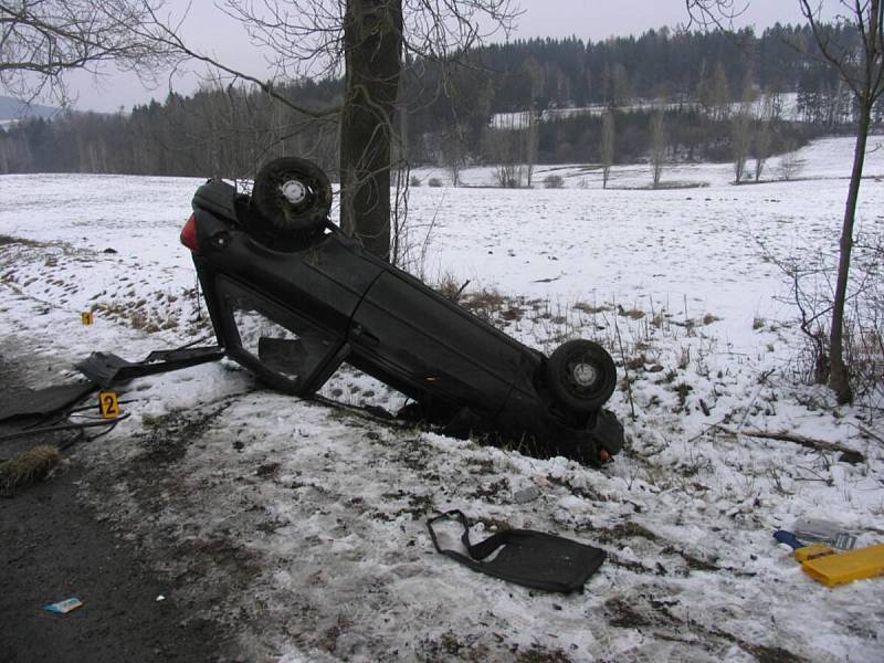 Dopravní nehoda u Soběšic