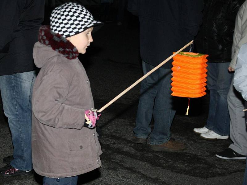 Lampionový průvod v Nýrsku