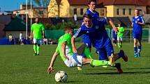 25. kolo I. A třídy: TJ Sušice (modří) - Bohemia Kaznějov 1:0.