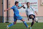 1. B třída: Měčín (modré dresy) - Dlouhá Ves 1:1