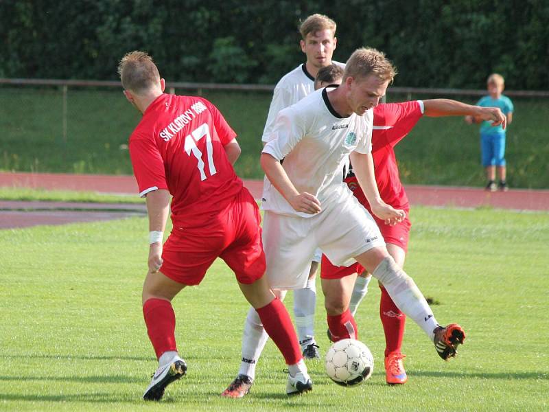 Předkolo MOL Cupu 2016/2017: Sušice (bílé dresy) - Klatovy 0:5