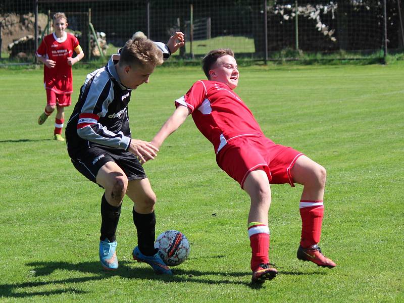 Okresní přebor žáků 2016/2017: Hradešice (černé dresy) - Mochtín 1:1