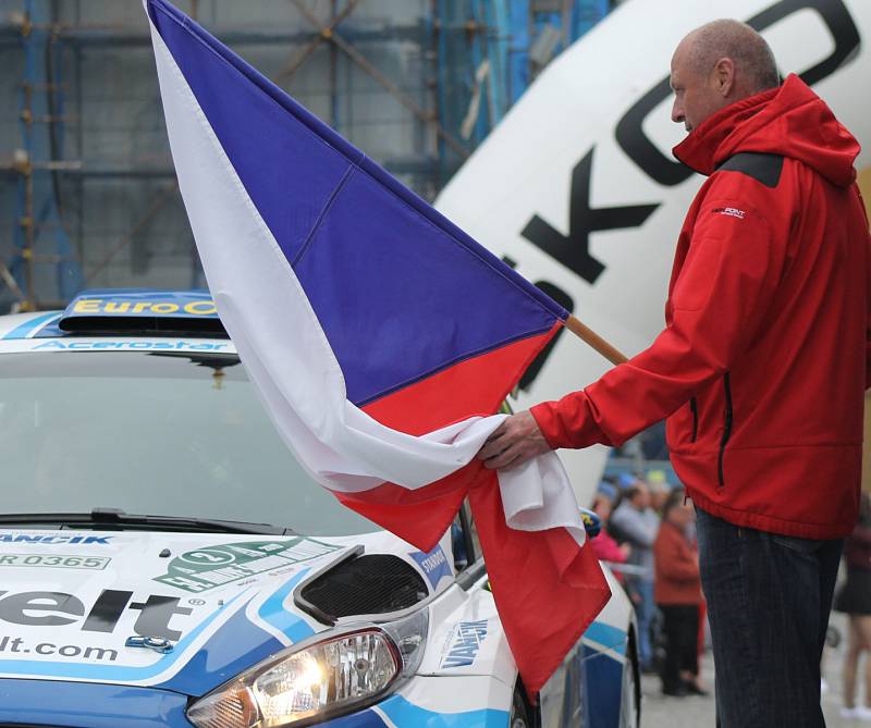 54. Rallye Šumava Klatovy - start Klatovy.