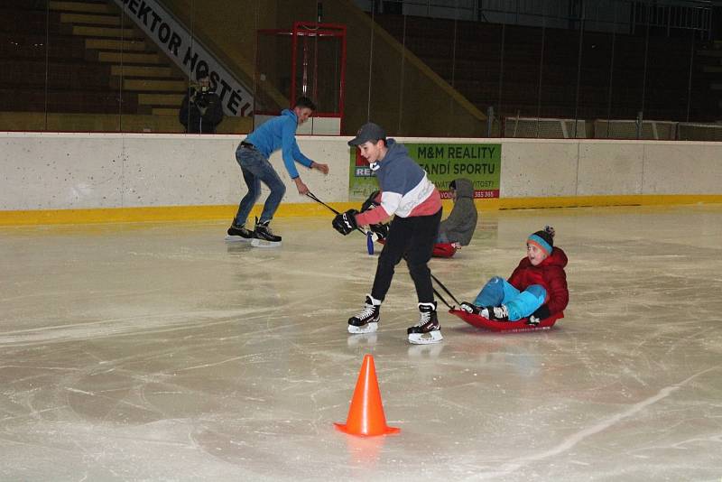 Ice party na zimním stadionu v Klatovech.