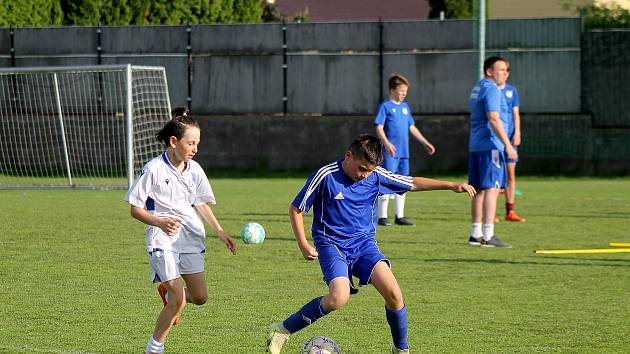Okresní přebor starších přípravek, skupina A, 16. kolo: SK Slavia Jesenice vs. Povltavská Fotbalová Akademie B 1:3 (1:2).