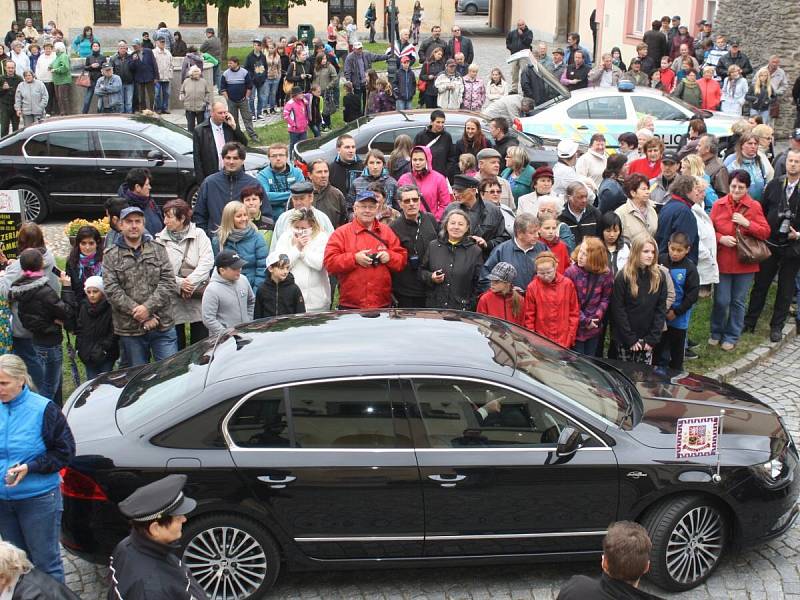 Prezident Miloš Zeman v Horažďovicích