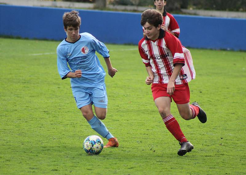 DIVIZE U17: Klatovy (červení) vs. Vejprnice (modří).