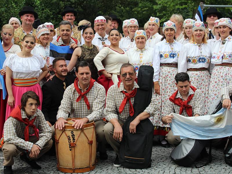 Folklorní festival v Klatovech 2018.
