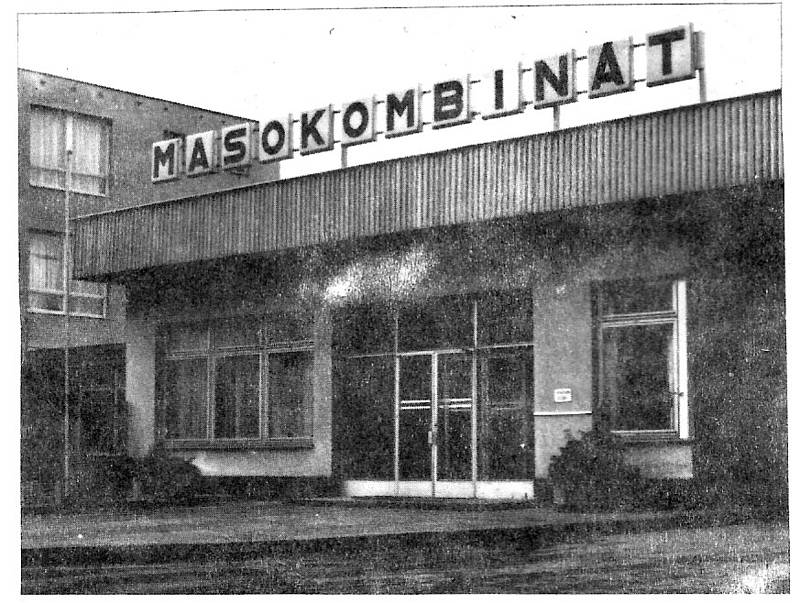 Historie Masokombinátu Klatovy.
