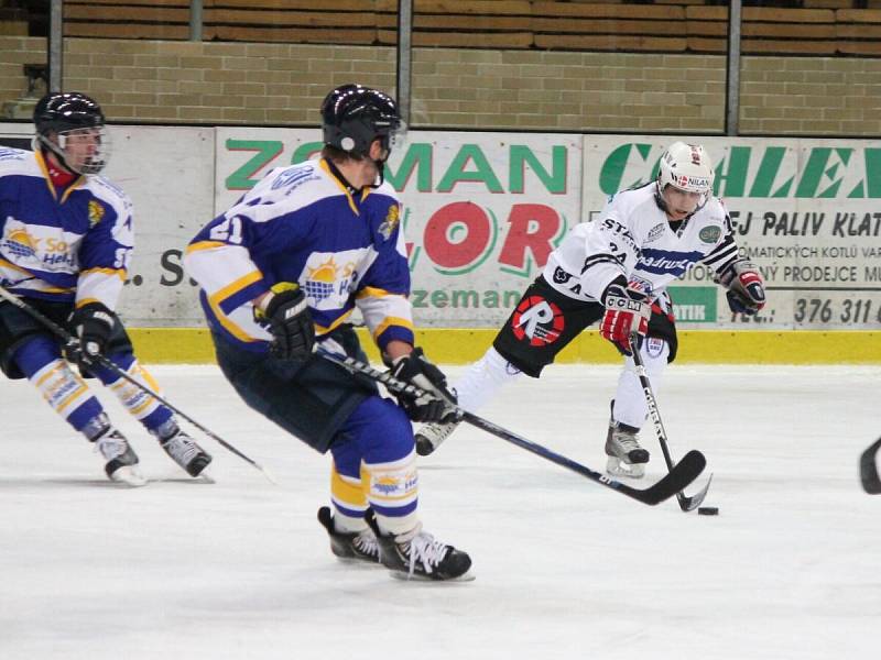 Přípravný zápas HC Klatovy - EHC Waldkraiburg 2:3.