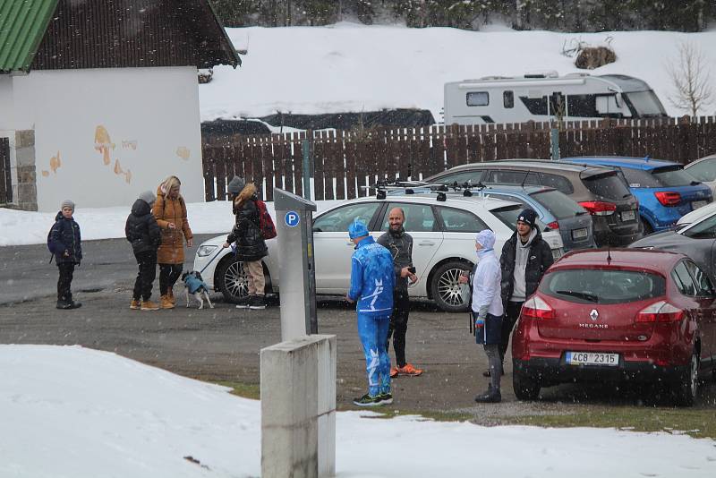 Šumava první víkend po rozvolnění a otevření okresů.