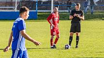 Fotbalisté divizních Klatov remizovali v 11. kole soutěže na hřišti Soběslavi 2:2, i když po prvním poločase vedli o dvě branky.