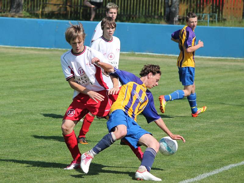 Krajský přebor staršího dorostu Klatovy - Luby 3:0.