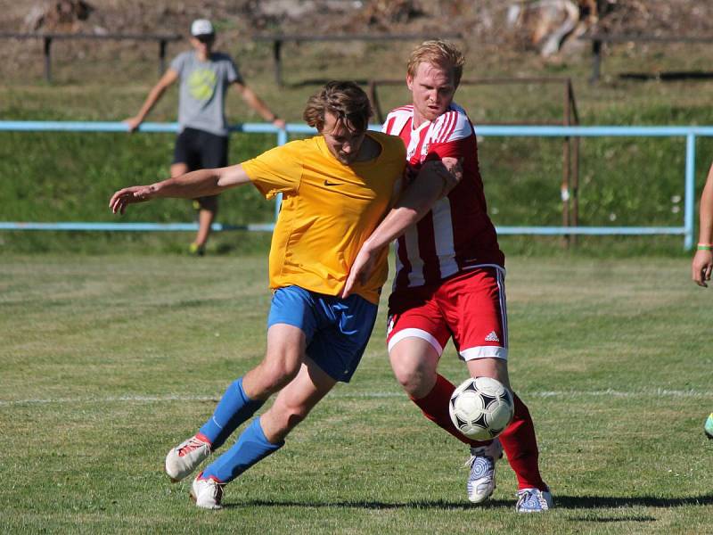 III. třída 2016/2017: Plánice (žluté dresy) - Žihobce 2:1