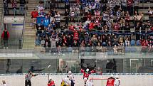 1. kolo druhé hokejové ligy, západní konference: Piráti Chomutov - SHC Klatovy (na snímku hokejisté v bílých dresech) 6:2