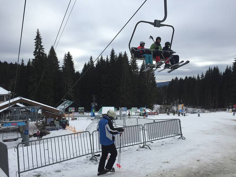 Fotoreportáž z areálu Ski&Bike Špičák