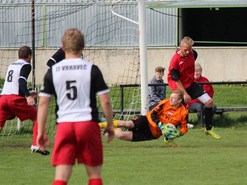 Fotbal, okresní přebor:  Vrhaveč (bílí) - Nezamyslice