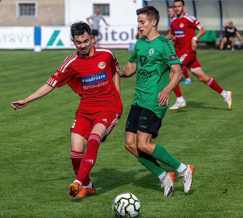 1. kolo MOL Cupu: SK Klatovy 1898 - FK VIAGEM Příbram 1:5.