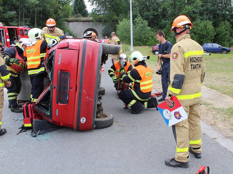 Soutěž ve vyprošťování v Železné Rudě 2017