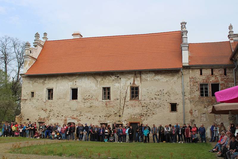 Zahájení sezony a otevření muzea na zámku Mokrosuky.