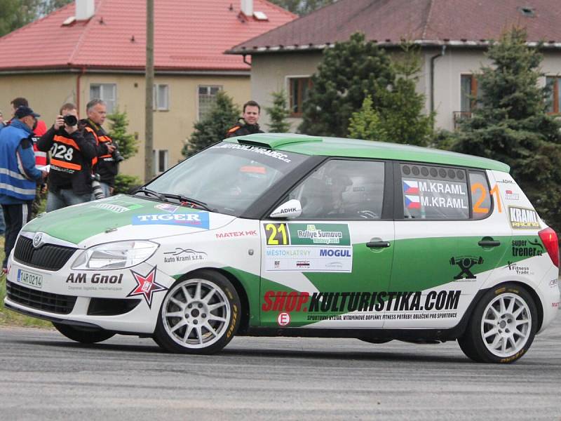 Jako první absolvovaly posádky 49. Rallye Šumava Klatovy tradiční Klatovský okruh.